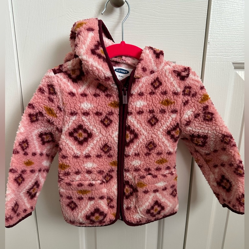 12-18 month girls fleece
